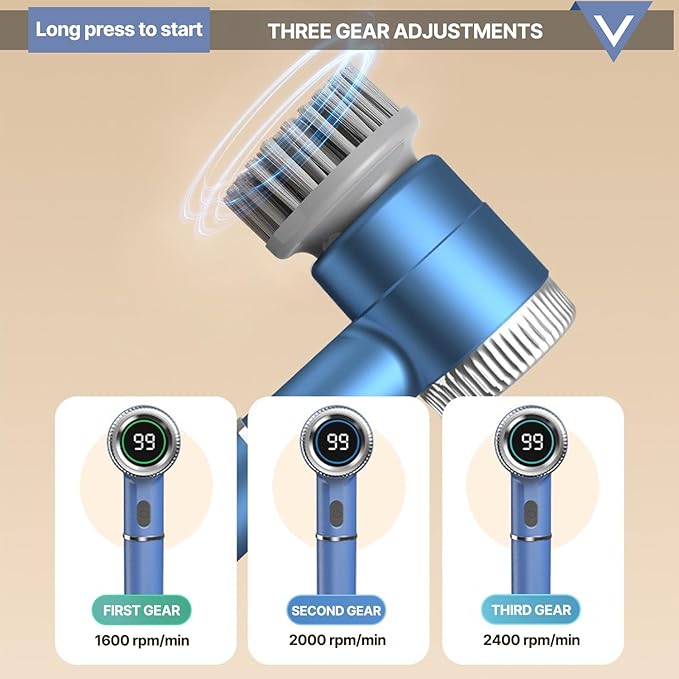 5 in-1-Electric Cleaning Brush Mega Souq