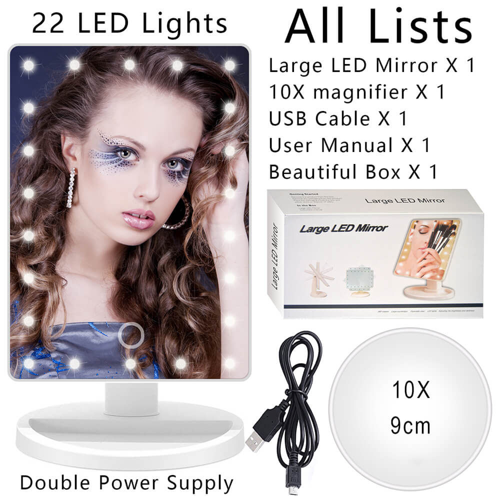 Large LED Mirror Mega Souq