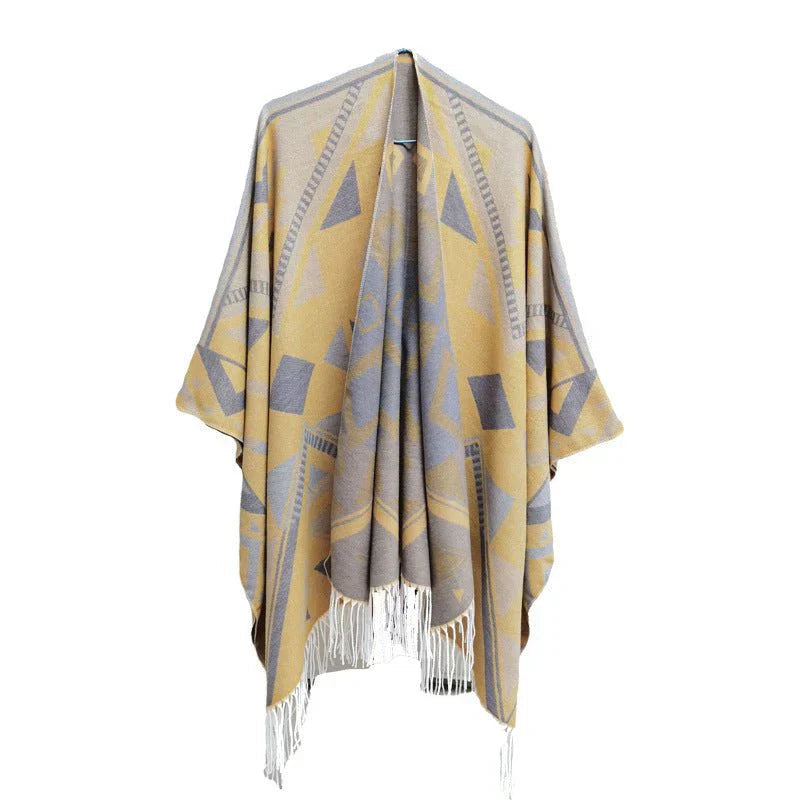 Fall Split Talma Geometric Family Simplicity Mega Souq