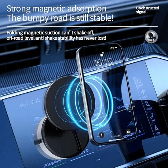 Magnetic 360° Car Foldable Phone Holder Mega Souq