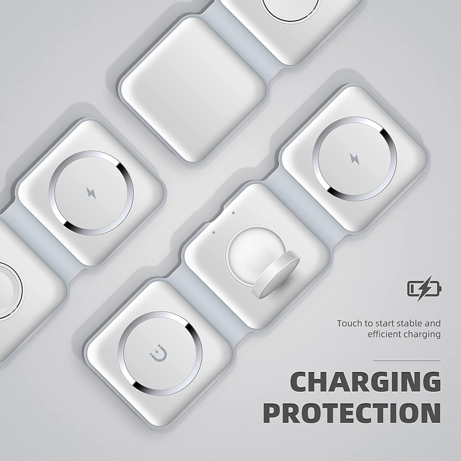 3-in-1 Wireless Charging Pad Mega Souq