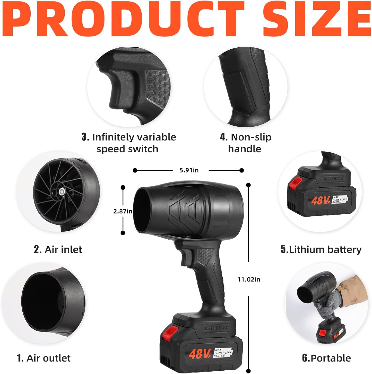 Turbo Jet 48V Air Blower Mega Souq