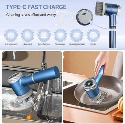5 in-1-Electric Cleaning Brush Mega Souq