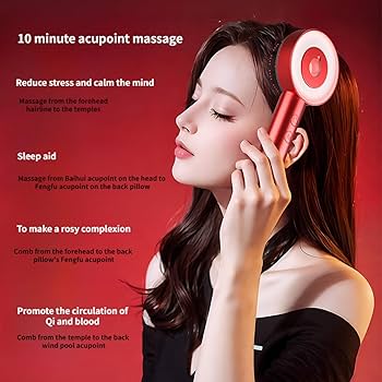 Forubar Scalp Rosemary Oil Massaging Brush - Red Light Therapy Mega Souq
