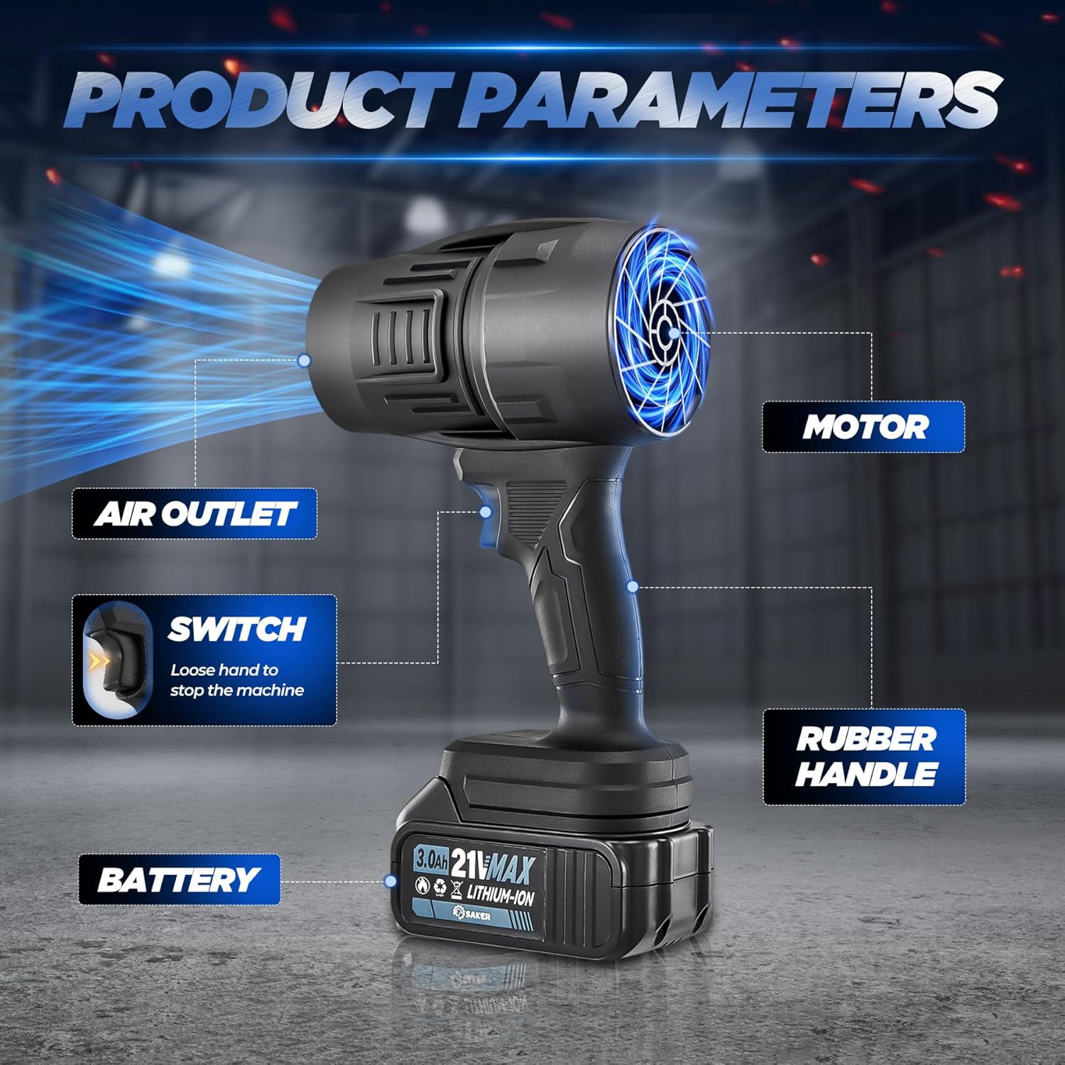 Turbo Jet 48V Air Blower Mega Souq