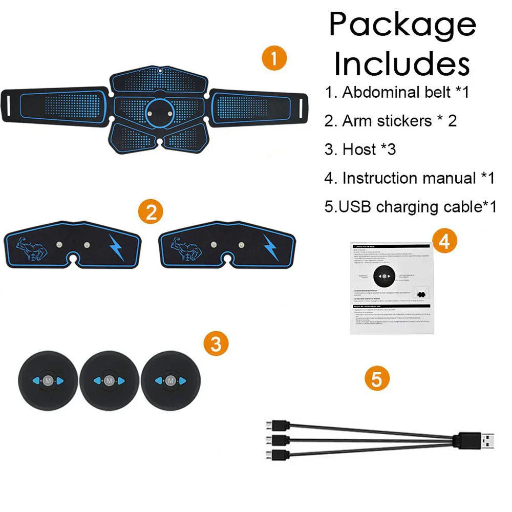 Abdominal Muscle Training with EMS Fitness Equipment Mega Souq