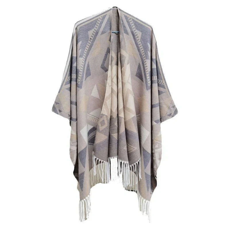 Fall Split Talma Geometric Family Simplicity Mega Souq