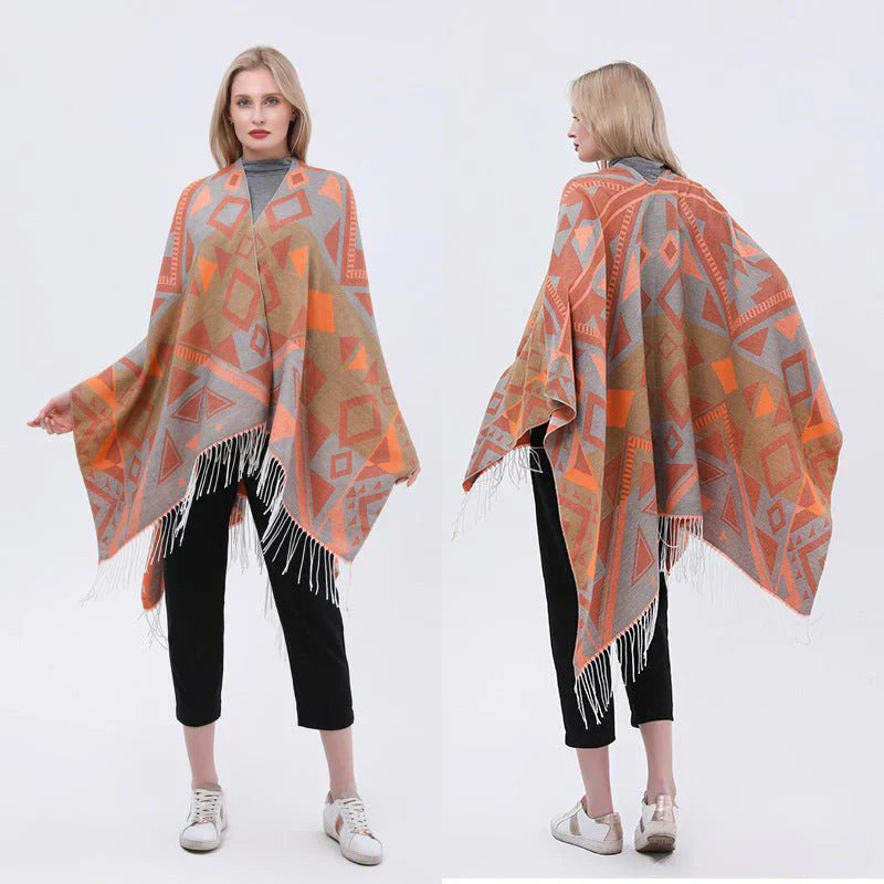 Fall Split Talma Geometric Family Simplicity Mega Souq