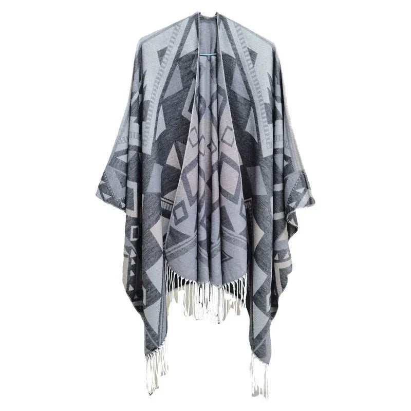 Fall Split Talma Geometric Family Simplicity Mega Souq