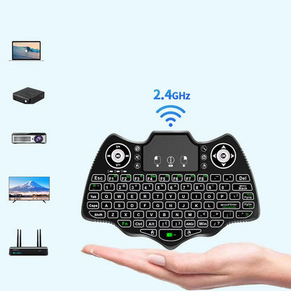 V18 Wireless Mini Flying Keyboard Mouse Remote Control Mega Souq