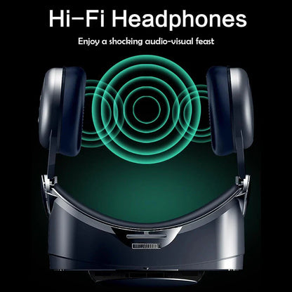 VR Helmet 3D Glasses Virtual Reality Support 0-800 Myopia For Smartphone Smart Phone Headset Mega Souq