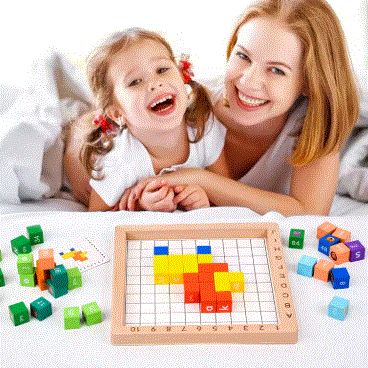 Multiplication Wooden Board Game Mega Souq